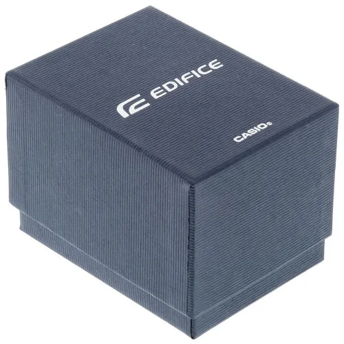 Casio EFR-574D-2AVUEF - Reloj cronógrafo de cuarzo para hombre con correa de acero inoxidable, plateado, Pulsera