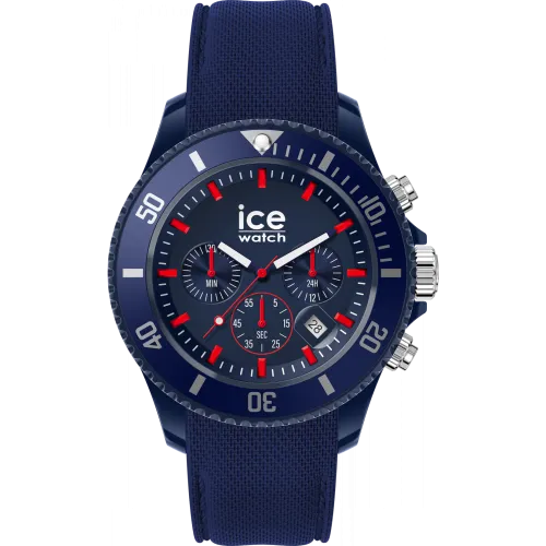 Ice Watch Ice Chrono - Dark Blue Red 020622 Quartz Watch at Ormoda