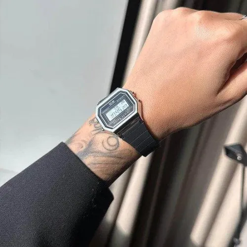 Ice Watch Ice Digit Retro - Black Silver 022063 Quartz Watch at