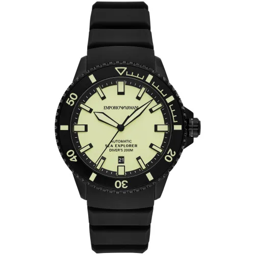 腕時計 ENPORLO ARMANL Emporio Armani® Analogue 'Sea Explorer' Men's Watch AR60085