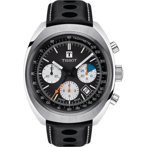 美品 TISSOT HERITAGE SOVEREIGN 3 Tissot® Chronograph 'Heritage 1973' Men's Watch T1244271605100