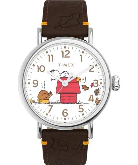 Timex® Analogue 'Peanuts Waterbury' Unisex's Watch TW2W44300
