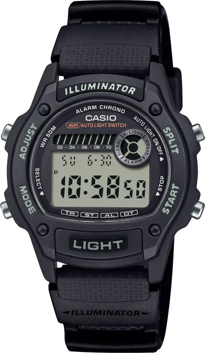 Casio® Digital 'Casio Collection' Hommes Montre W-220H-1A2VEF
