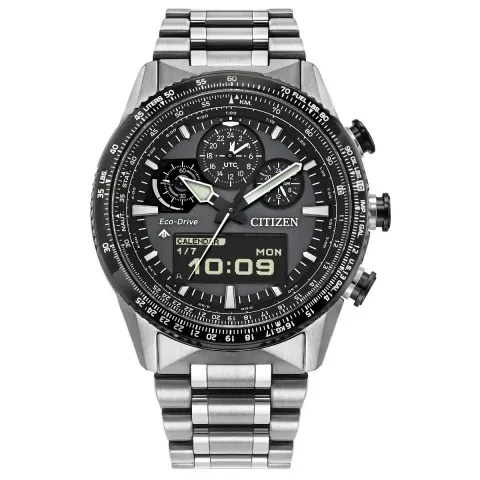 Citizen® Analoog En Digitaal 'Promaster sky' Heren Horloge JV2006-55H