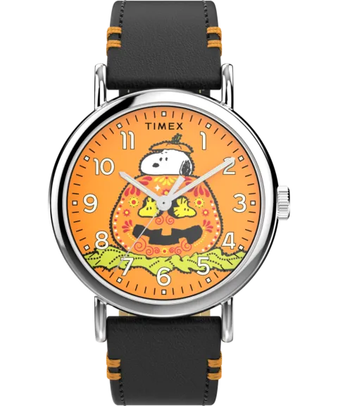 Timex® Analogue 'Peanuts Weekender Main Line' Men's Watch TW2Y12300