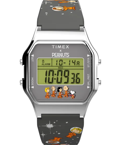 Timex® Digital 'Peanuts Timex 80' Men's Watch TW2W90100