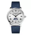 Frederique Constant® Analogue 'Slimline Moonphase' Women's Watch FC-206RS1S6