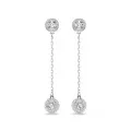 Swarovski® 'Una Angelic' Damen Metall Ohrhänger - Silber 5732273