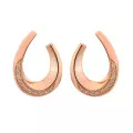 Orphelia® 'Krista' Dames Zilver 925 925 Oorknoppen - Rosékleurig ZO-7366