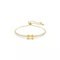 Swarovski® 'Matrix Tennis' Damen Verchromtem Metall Armbänd - Gold 5730699