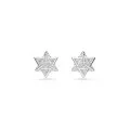 Swarovski® 'Dextera' Women's Base Metal Stud Earrings - Silver 5700322