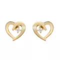 Mera Femmes Argent Puce d'oreille zo-7370 G