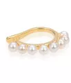 Gena.paris® 'Pearl' Women's Sterling Silver Earcuff - Gold GBO1218-Y