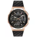 Bulova® Chronograph 'Curv' Men's Watch 98A185