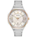 Bulova® Analogique 'Curv' Femmes Montre 98P182