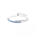 Swarovski® 'Matrix' Women's Base Metal Bracelet - Silver 5732266