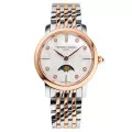 Frederique Constant® Analog 'Slimline Moonphase' Damen Uhr FC-206MPWD1S2B