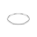Swarovski® 'Dextera Octagon' Damen Metall Armbänd - Silber 5725222