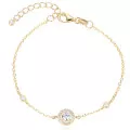 Gena.paris® 'The One' Women's Sterling Silver Bracelet - Gold GB307S-Y