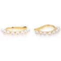 Gena.paris® 'Pearl' Women's Sterling Silver Earcuff - Gold GBO1218-Y