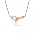 Swarovski® 'Constella' Damen Verchromtem Metall Halsband - Rosé 5728589