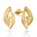 Orphelia® 'Milan' Damen Sterling Silber Ohrstecker - Gold ZO-7519/G