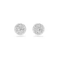 Swarovski® 'Dextera' Femmes Métall Puce d'oreille - Argent 5700290