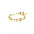 Swarovski® 'Gema' Damen Verchromtem Metall Armbänd - Gold 5718072