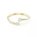 Swarovski® 'Imber organic' Dames Verguld Metaal Armband (sieraad) - Goudkleurig 5714315