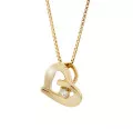 Mera Femmes Argent Collier avec pendentif zh-7370 G