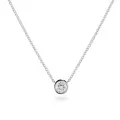 Orphelia® 'Alexandria' Dames Witgoud 18K Collier - Zilverkleurig KD-2035