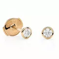 Orphelia® 'Alexandria' Women's Yellow gold 18C Stud Earrings - Gold OD-5030