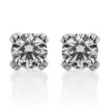 Orphelia® 'Karlien' Women's Whitegold 18C Stud Earrings - Silver OD-5325