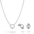 Orphelia® 'Premium' Dames Zilver 925 925 Set: Ketting + Oorbellen - Zilverkleurig SET-7562