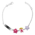 Orphelia® 'Dahlia' Enfant Argent Bracelet - Argent ZA-7147