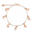 Orphelia® 'Elisa' Femmes Argent Bracelet - Rosé ZA-7381