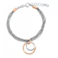 Orphelia® 'Margot' Femmes Argent Bracelet - Argent/Rose ZA-7387