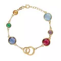 Orphelia® 'Eloise' Women's Sterling Silver Bracelet - Gold ZA-7409/G