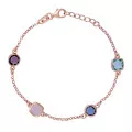 Orphelia® 'Fawn' Damen Sterling Silber Armbänd - Rosé ZA-7410