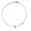 Orphelia® 'Elodie' Femmes Argent Bracelet - Rosé ZA-7419