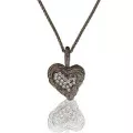 Orphelia® 'Hazel' Femmes Argent Collier avec pendentif - Noir ZH-7082/2