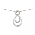 Orphelia® 'Amber' Femmes Argent Collier avec pendentif - Argent ZH-7092