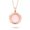 Orphelia® 'Isabella' Dames Zilver 925 925 Collier - Rosékleurig ZH-7197/PI