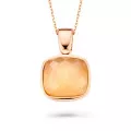 Orphelia® 'Isabella' Damen Sterling Silber Halskette mit Anhänger - Rosé ZH-7198/OR
