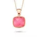 Orphelia® 'Isabella' Dames Zilver 925 925 Collier - Rosékleurig ZH-7198/PI