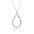 Orphelia® 'Islia' Damen Sterling Silber Halskette mit Anhänger - Silber ZH-7423