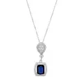 Orphelia® 'Enora' Women's Sterling Silver Chain with Pendant - Silver ZH-7426/SA