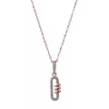 Orphelia® 'Gigi' Dames Zilver 925 925 Collier - Rosékleurig ZH-7438