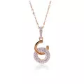 Orphelia® 'Carleen' Femmes Argent Collier avec pendentif - Rosé ZH-7440