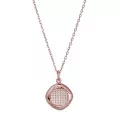 Orphelia® 'Amalia' Damen Sterling Silber Halskette mit Anhänger - Rosé ZH-7442